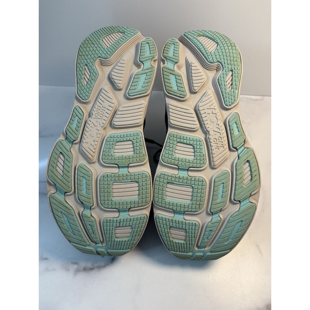 Hoka One One Bondi 7 Mens Sz 10.5 Wide Blue Running Sneakers 1110530 - Picture 5 of 12
